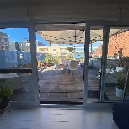 公寓 Great Family Appartement Terrace Center Ostend *