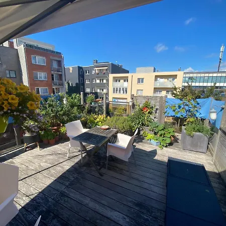 Great Family Appartement Terrace Center Ostend * 奥斯滕德